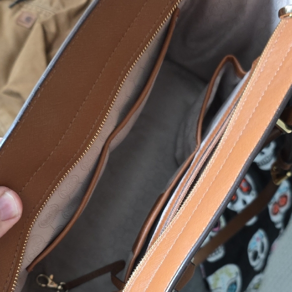 Michael Kors Tan Leather Satchel - Picture 6 of 6